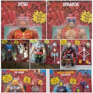 7 MOTU figures - Masters of the Universe Deluxe and other figures